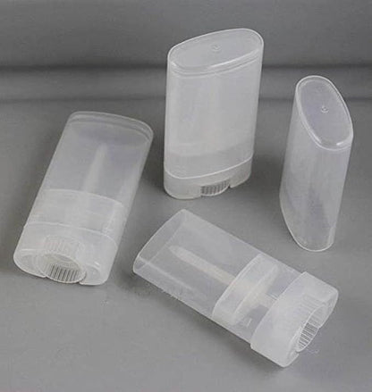 20PCS 15ml/0.5oz Empty Clear Plastic Oval