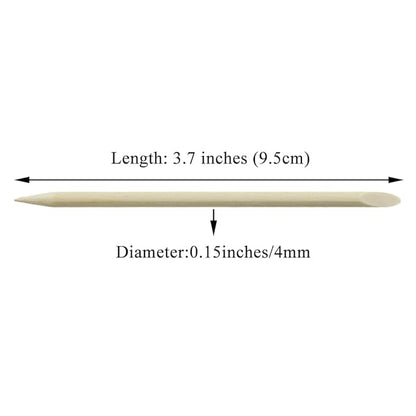 Hahiyo 3.7 inches 100pcs natural