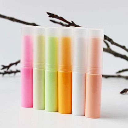 24PCS/4g White Empty Lipstick Lip Balm Balms