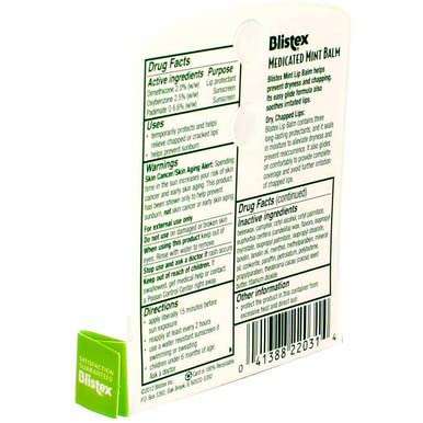 Blistex Medicated Mint Balm SPF 15