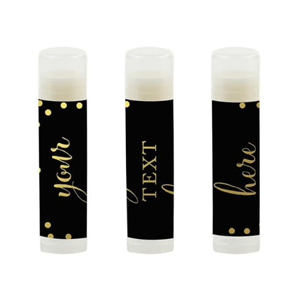 Andaz Press Personalized Lip Balm Party Black,