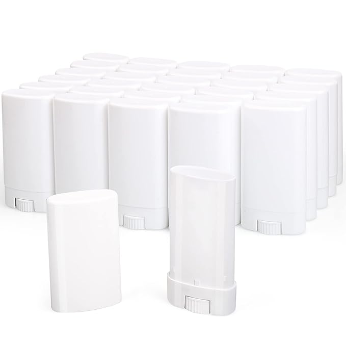 15ml Travel Deodorant Containers,Top-Fill,Empty Plastic Oval Lotion,Sample