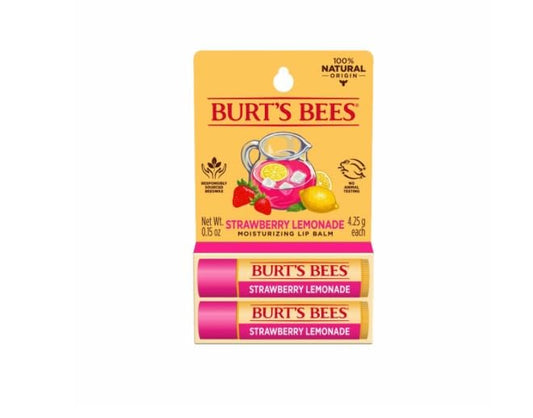BURTS BEES STRAWBERRY LEMONADE LIP BALM