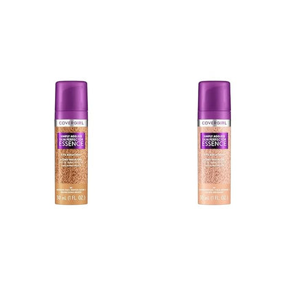 Covergirl Simply Ageless Skin Perfector Essence Foundation Bundle Light-Medium, Each 1oz
