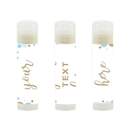 Andaz Press Personalized Lip Balm Party Glitter