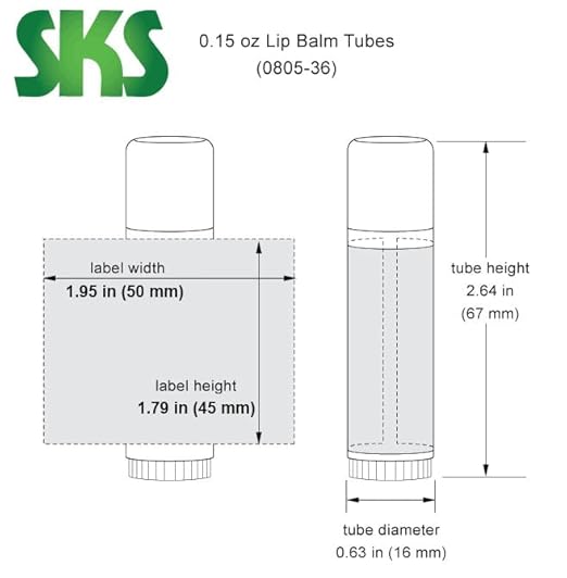 144 White Plastic Empty Lip Balm Crafting