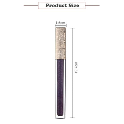 Kilshye Matte Lipstick Long Lasting Waterproof Liquid Lipsticks Glitter Cream Lip Gloss High Pigment Lipstick Non Stick Cup Lip Makeup for Women and Girls Pack of 1 (Purple 11)