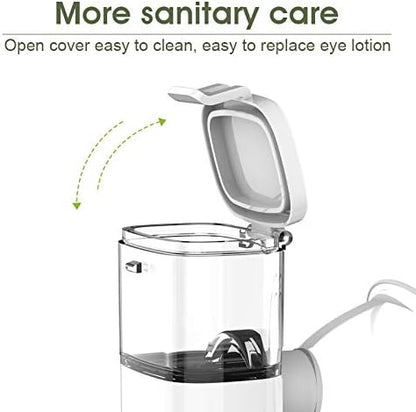 Nano Eye Mist Steam Sprayer Portable Compress for Relief Dry Eyes Eye Fatigue Products Eyelid Eye Care SPA Nebulizer Device Mini Face Eye Moisturizing Cleaning Soothing Steamer