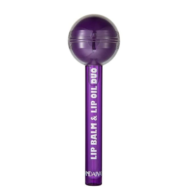 Tinted Lip Balm Lollipop Lip Gloss, (Purple)