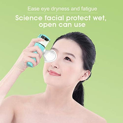 Nano Eye Mist Steam Sprayer Portable Compress for Relief Dry Eyes Eye Fatigue Products Eyelid Eye Care SPA Nebulizer Device Mini Face Eye Moisturizing Cleaning Soothing Steamer