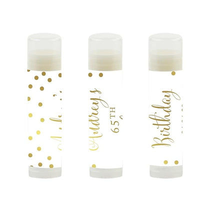 Andaz Press Personalized Milestone Birthday Party Gold