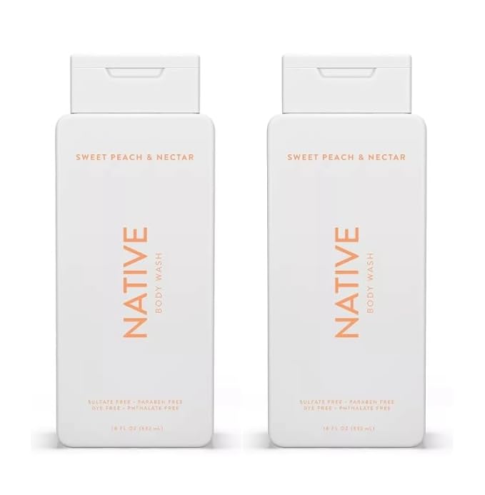 Native Body Wash 2-Pack: Sweet Peach