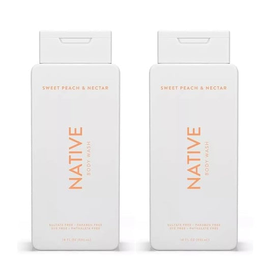 Native Body Wash 2-Pack: Sweet Peach