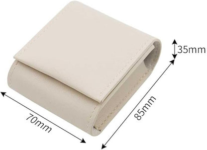 Teensery Leather Lipstick Case Portable Lip Gloss Bag Gloss