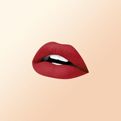 Matte Red Liquid Lipstick, Long Lasting High Pigmented Lipstick, 5ml