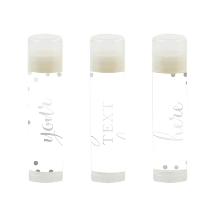 Andaz Press Personalized Lip Balm Party Silver