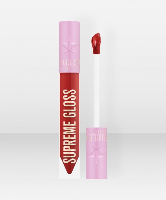Jeffree Star Cosmetics Supreme Gloss Full Pigmented Lip Gloss (Red Affair, MEDIUM)