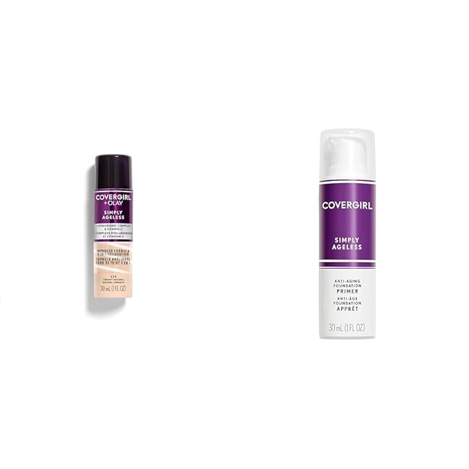 Covergirl + Olay Simply Ageless 3-in-1 Liquid Foundation, 1 Fl Oz