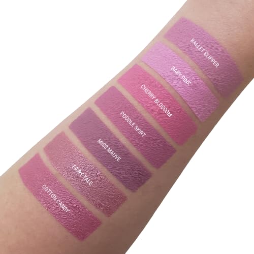 Aromi Baby Pink Matte Liquid Lipstick, Light Pink Lip Color, Smudge Proof, Waterproof, and Long-lasting Lipstick, Vegan and Cruelty-free, Handmade (Baby Pink)