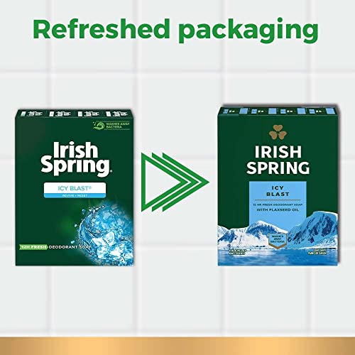 Irish Spring Icy Blast Bar Soap,
