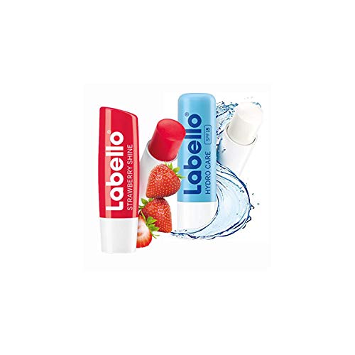 Labello- Strawberry Shine and Hydro Care