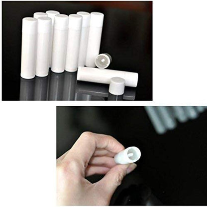 50PCS 5ml Empty Refill White Plastic Tool