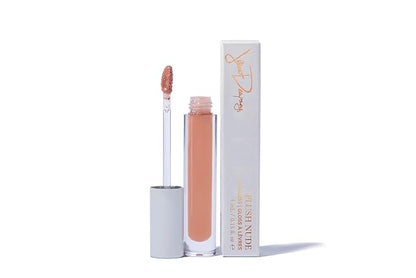 Jillian Dempsey Lip Gloss: Enhance, Hydraten & Smooth Lips with Firming & Plumping Benefits, Vegan, 4ml | Plush Nude