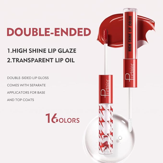 High Shine Lip Gloss with Clear Fixed Color High