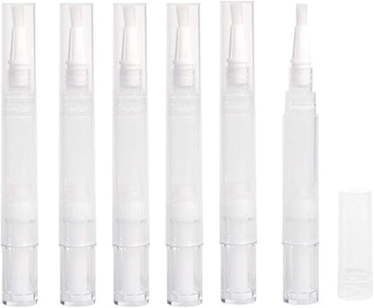 6 Pcs 3ml Transparent Empty Twist Pens 3ml