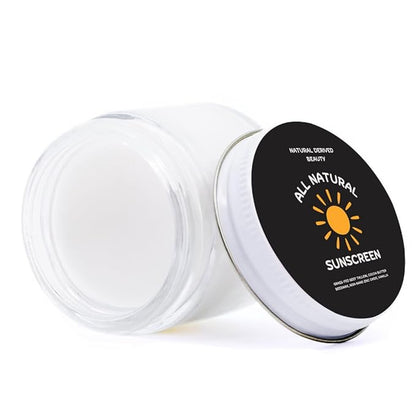 Beef Tallow & Zinc Sunblock | Tallow Sunscreen SPF 35 (2oz) | Reef Safe, Water Resistant | Beef Tallow for Skin, Tallow Face Moisturizer | Organic 100% Grass Fed Tallow, Zinc Oxide