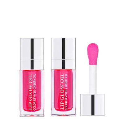 2 PCS Plumping Lip Oil,Hydrating Lip Gloss Oil,Long Plumping