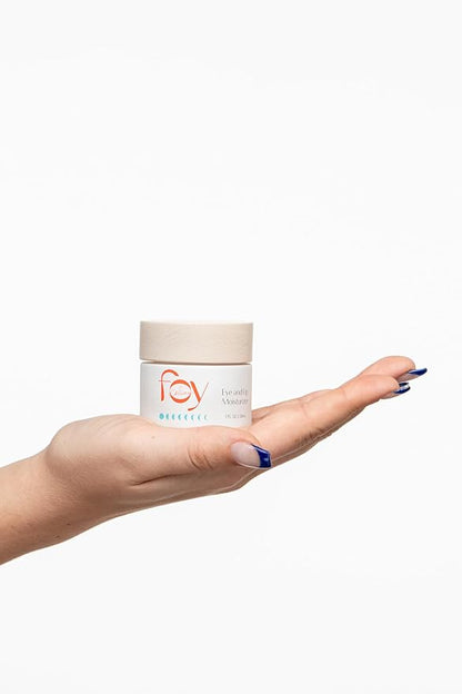 foy Illuminate+Smooth Eye and Lip Moisturizer - Luxurious Hydration and Anti-Aging Treatment with Hyaluronic Acid, Jojoba Seed Oil, and Antioxidants - 1 oz
