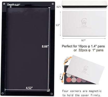 Arcylic Empty Magnetic Eyeshadow Palette Makeup Palette