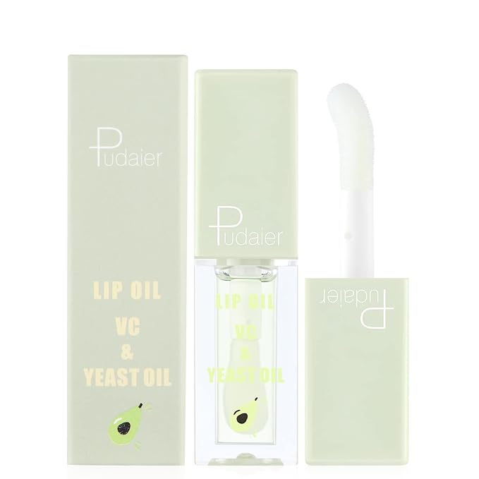 Pudaier Hydrating Lip Oil, Fruit Extract Lip Oil Hydrating