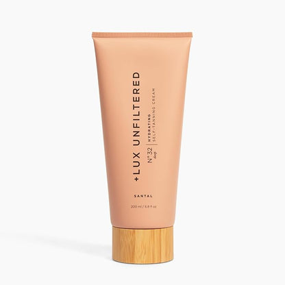 '+ Lux Unfiltered N°32 DEEP Gradual Self Tanning Cream in Santal, Hydrating Self Tanning Lotion, Gluten Free, Vegan + Cruelty Free Self Tanner, Luxurious Sunless Tanner Loaded with Antioxidants