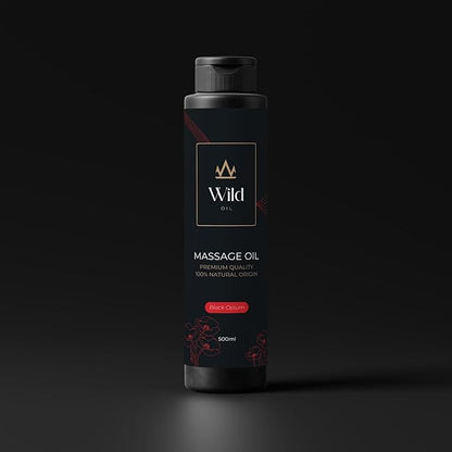 Libido Black Opium Luxurious Lavender Massage Oil Mineral, Grape Seed, Jojoba & Lavender Skin Moisturization Hair Nourishment Hydration, Elasticity, Vegan & Natural (250ml)