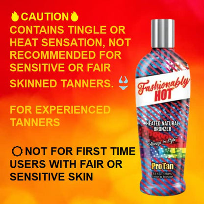 Pro Tan Heated Natural Bronzer Oil, 8.45 Fl Oz, Brown