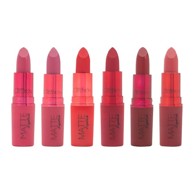 Matte Lipsticks By Beauty Creations Cosmetics (ROMANCE LIPSTICK SET)