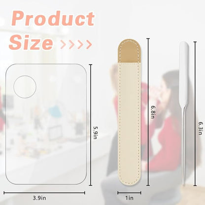 Acrylic Cosmetic Makeup Palette, 3PCS Makeup Mixing Palette