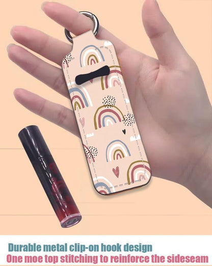 Chapstick Holder Keychain Holder Neoprene Lip Balm Lipstick
