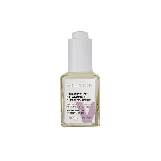 Volition Beauty Skin Rhythm Balancing & Clearing Serum - Acne & Blemish Serum Helps Reduce Appearance of Pimples & Acne Scars - AHAs & Niacinamide (35ml / 1.1 fl oz)