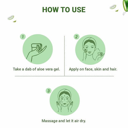 INDUS VALLEY Non-Toxic Aloe Vera Gel for Acne, Scars, Glowing & Radiant Skin Treatment (400 ml)
