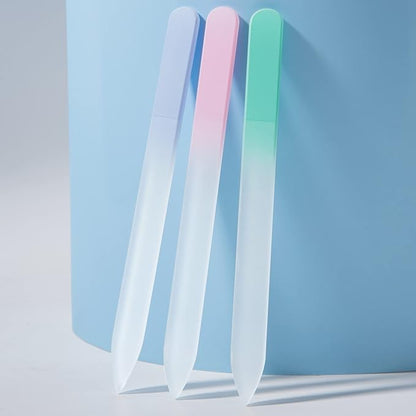 Glass nail file 3 pack,