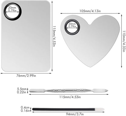 Makeup Palette Lipstick Applicator with Spatula Lip Gloss