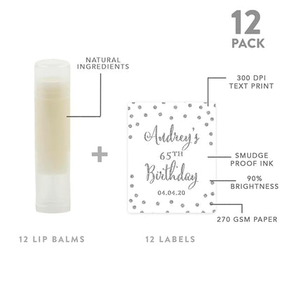 Andaz Press Personalized Milestone Birthday Party Glitter