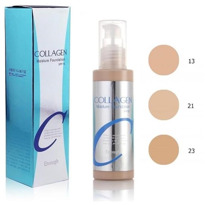 Enough Collagen, Moisture Foundation, SPF 15, 21, 3.38 oz () 100 ml