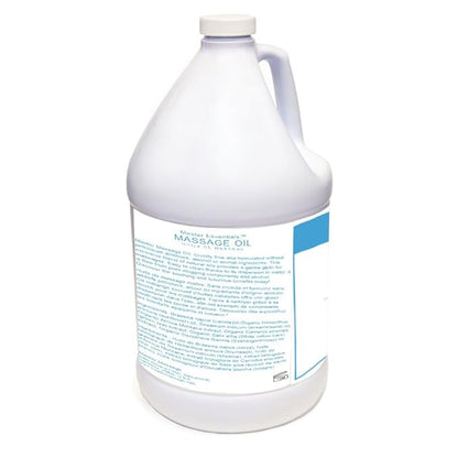 Master Massage Unscented Organic Massage Oil - Water-Soluble, Vitamin-Rich, Skin-Nourishing Formula, Ideal for Professionals and Home Use, 1-Gallon Bottle, Pack of 1