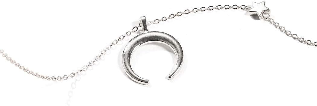 Bohemia Necklace with Pentagram Crescent star