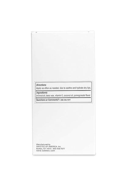 Safetec Lip Balm 53123 Pomegranate Flavored,