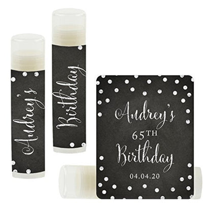 Andaz Press Personalized Milestone Birthday Party Chalkboard,